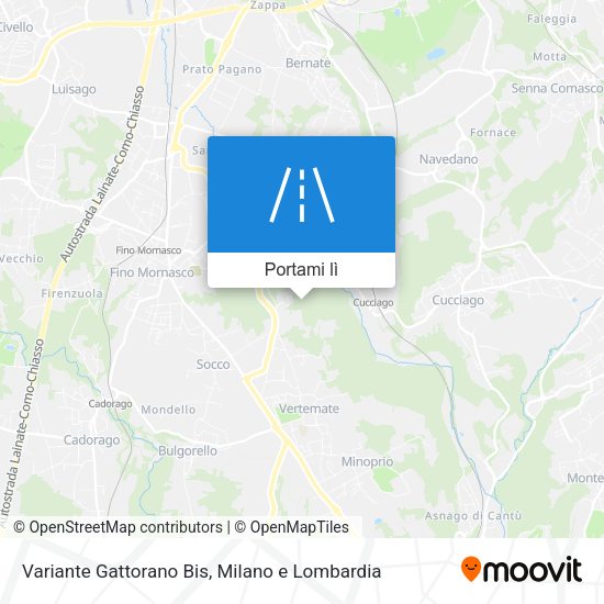 Mappa Variante Gattorano Bis