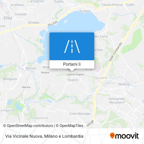 Mappa Via Vicinale Nuova