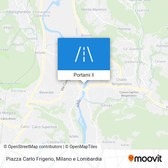 Mappa Piazza Carlo Frigerio
