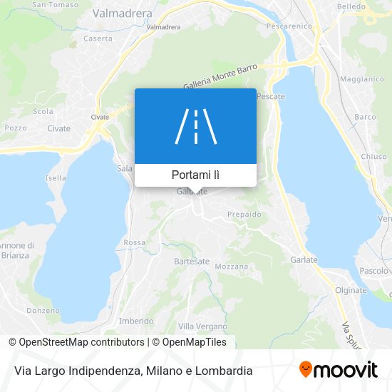 Mappa Via Largo Indipendenza