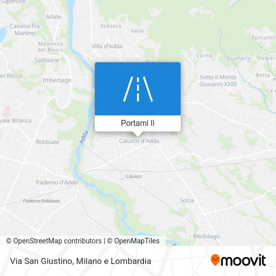 Mappa Via San Giustino