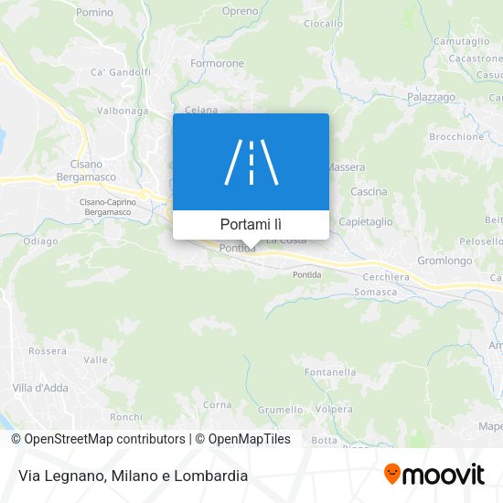 Mappa Via Legnano