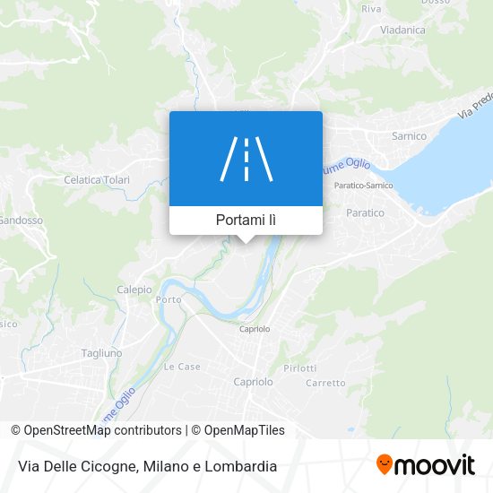 Mappa Via Delle Cicogne