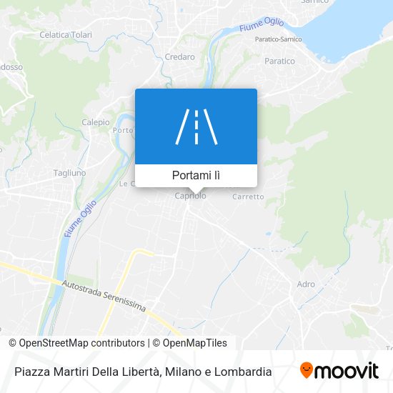 Mappa Piazza Martiri Della Libertà