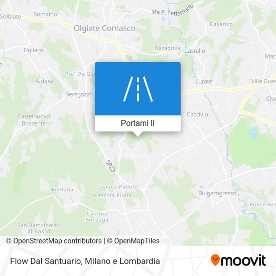 Mappa Flow Dal Santuario