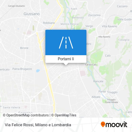 Mappa Via Felice Rossi