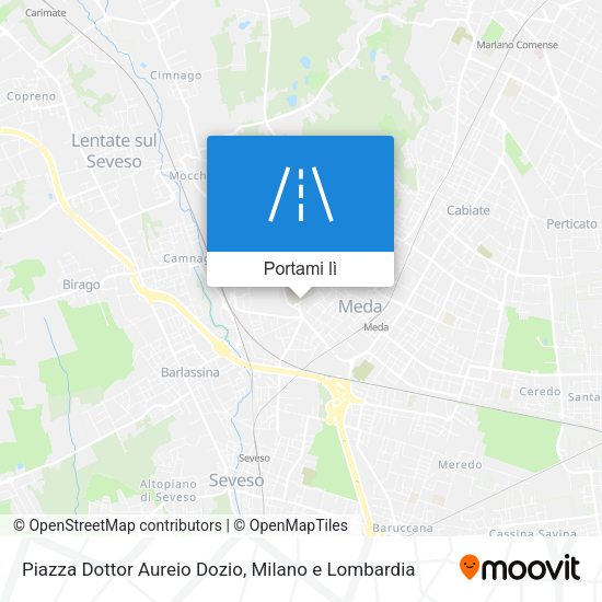 Mappa Piazza Dottor Aureio Dozio