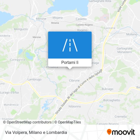 Mappa Via Volpera