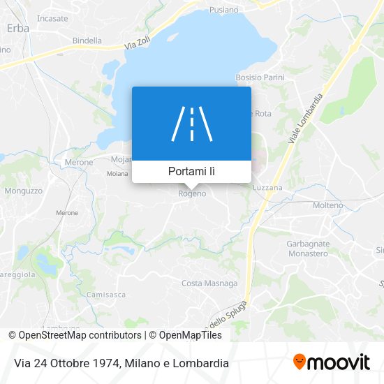 Mappa Via 24 Ottobre 1974