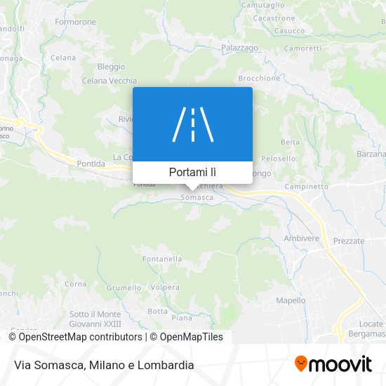 Mappa Via Somasca