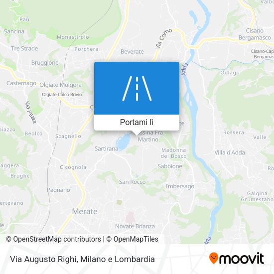 Mappa Via Augusto Righi