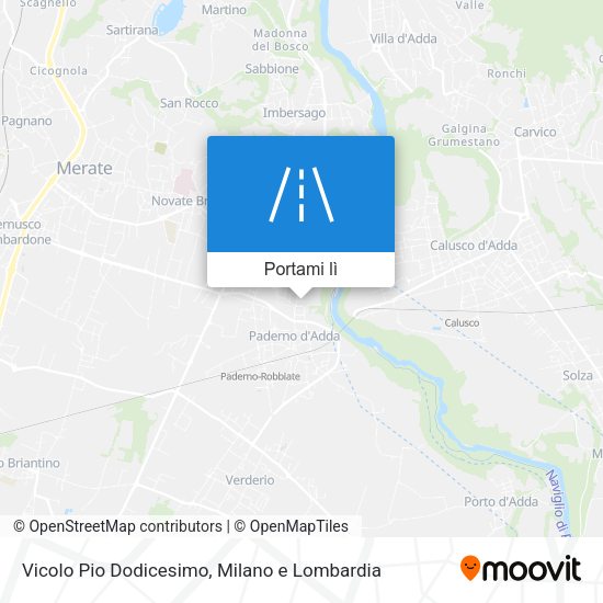 Mappa Vicolo Pio Dodicesimo
