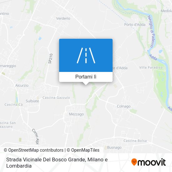 Mappa Strada Vicinale Del Bosco Grande