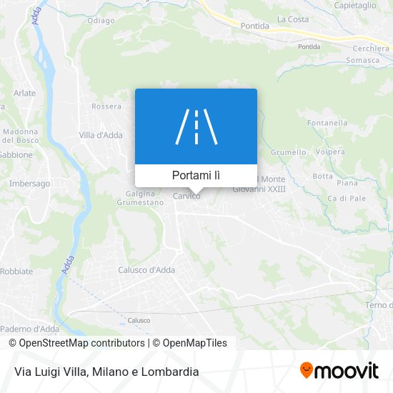 Mappa Via Luigi Villa