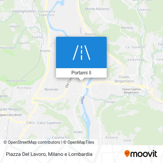 Mappa Piazza Del Lavoro