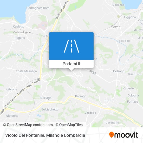 Mappa Vicolo Del Fontanile
