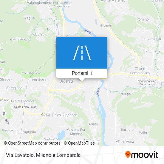 Mappa Via Lavatoio