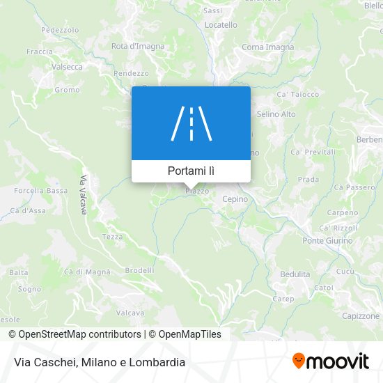 Mappa Via Caschei