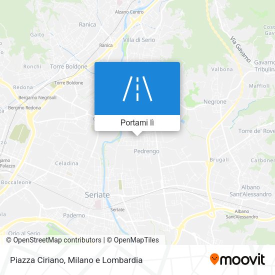 Mappa Piazza Ciriano