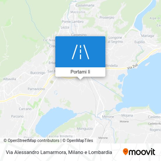 Mappa Via Alessandro Lamarmora