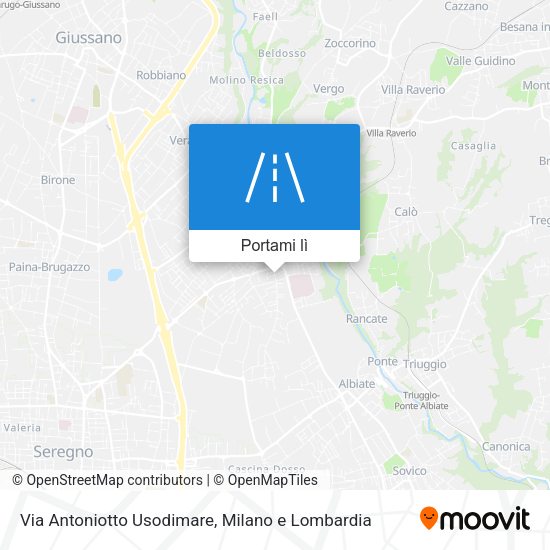 Mappa Via Antoniotto Usodimare