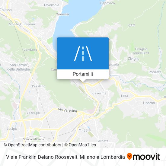 Mappa Viale Franklin Delano Roosevelt