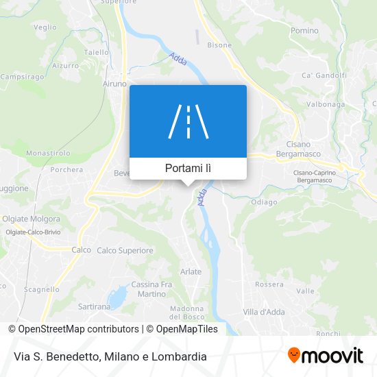 Mappa Via S. Benedetto