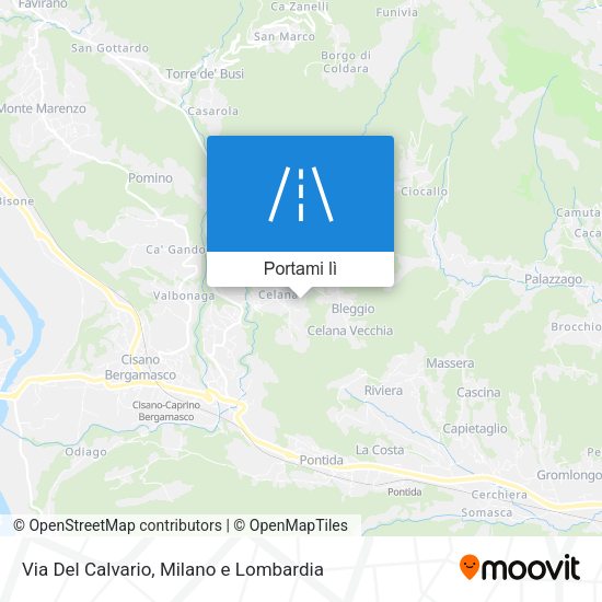 Mappa Via Del Calvario