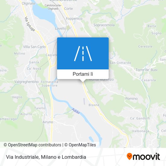 Mappa Via Industriale