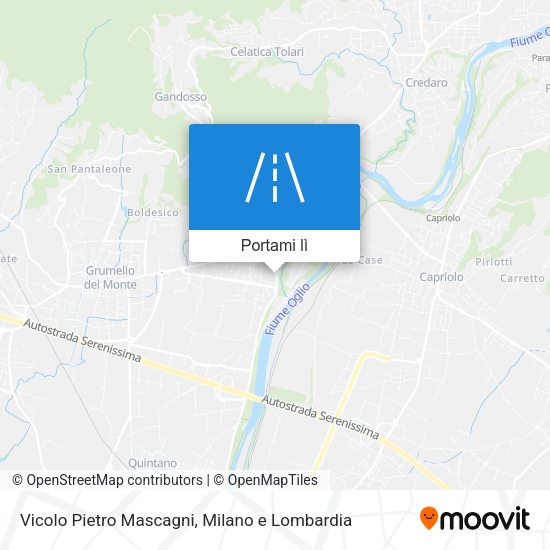 Mappa Vicolo Pietro Mascagni