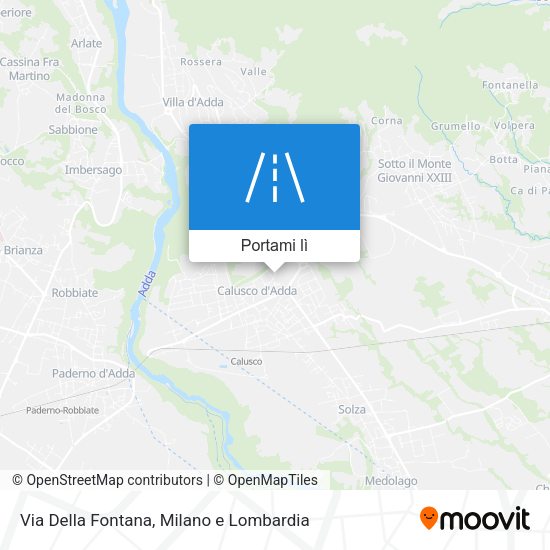 Mappa Via Della Fontana
