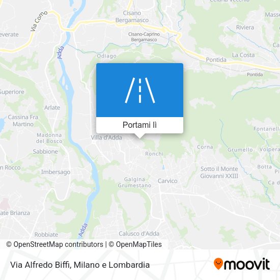 Mappa Via Alfredo Biffi
