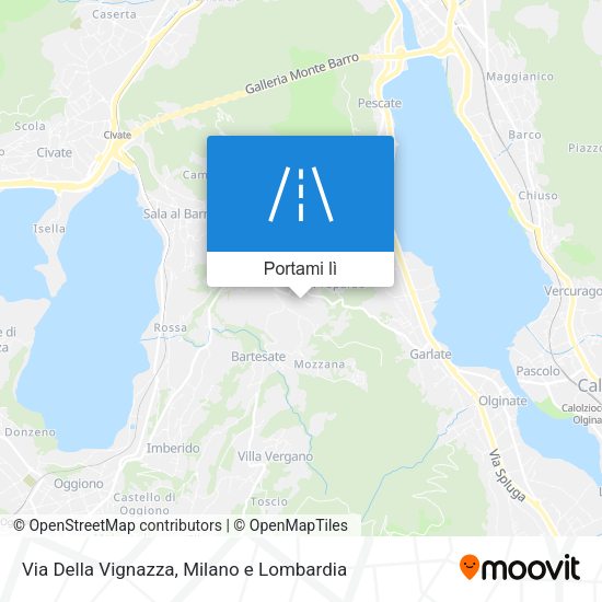Mappa Via Della Vignazza
