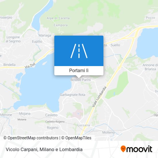 Mappa Vicolo Carpani