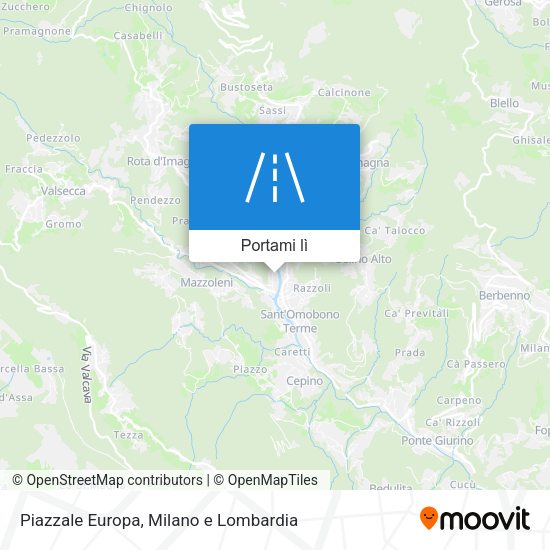 Mappa Piazzale Europa