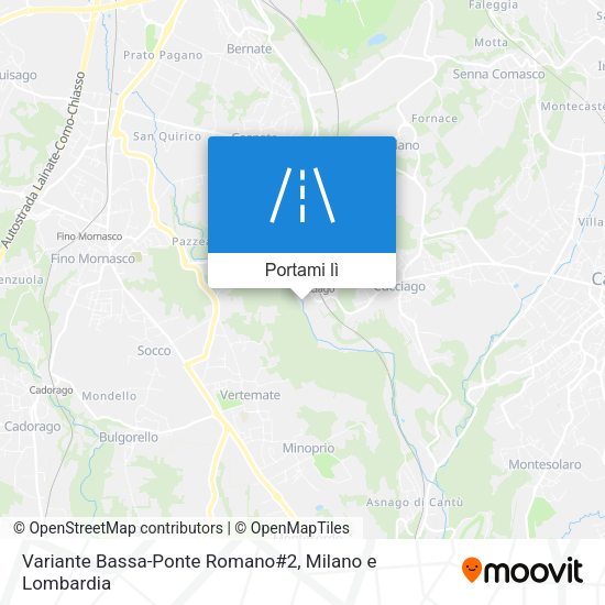 Mappa Variante Bassa-Ponte Romano#2