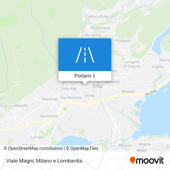 Mappa Viale Magni