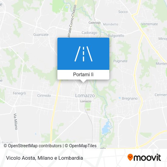 Mappa Vicolo Aosta