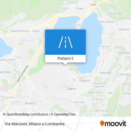 Mappa Via Manzoni