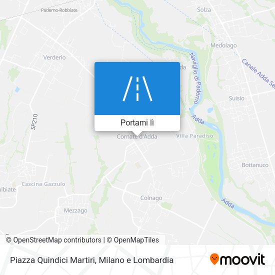 Mappa Piazza Quindici Martiri