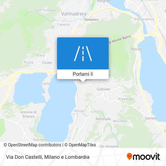 Mappa Via Don Castelli