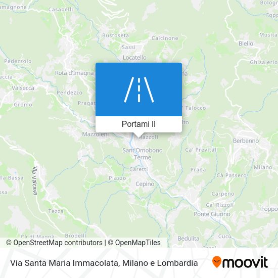 Mappa Via Santa Maria Immacolata