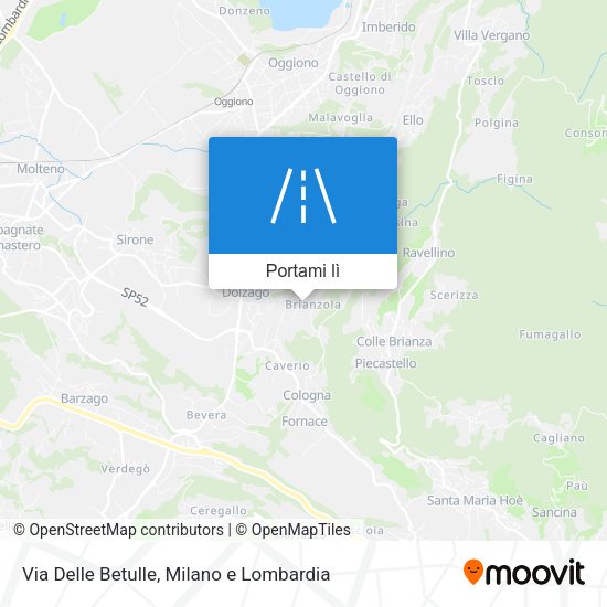 Mappa Via Delle Betulle