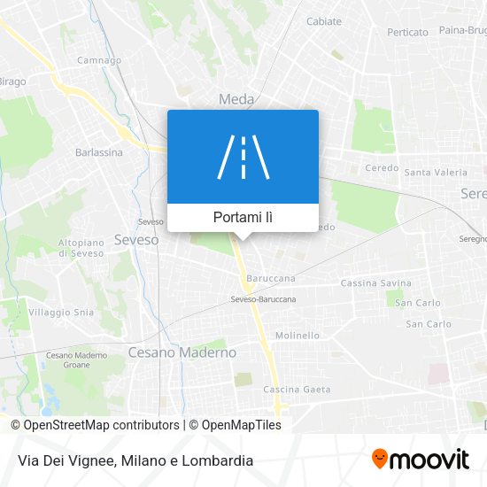 Mappa Via Dei Vignee