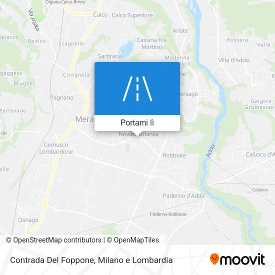 Mappa Contrada Del Foppone
