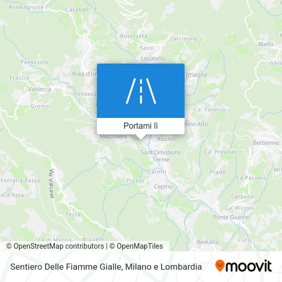 Mappa Sentiero Delle Fiamme Gialle
