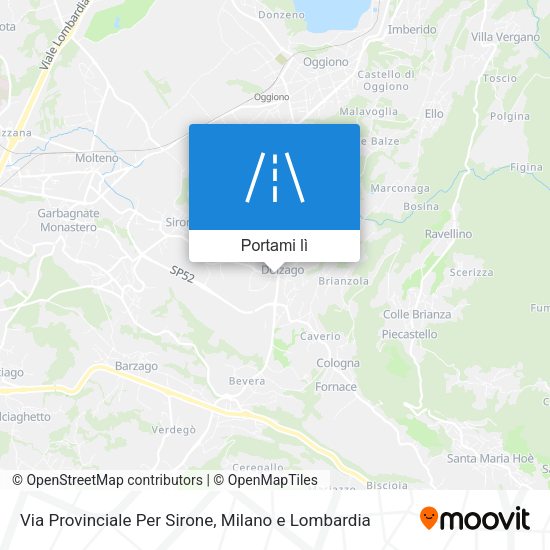 Mappa Via Provinciale Per Sirone