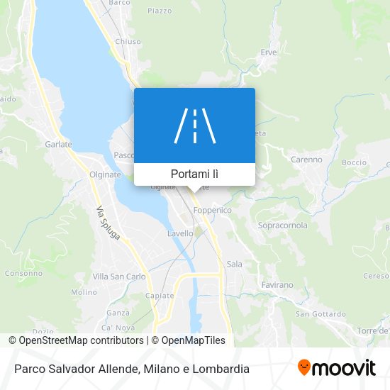 Mappa Parco Salvador Allende