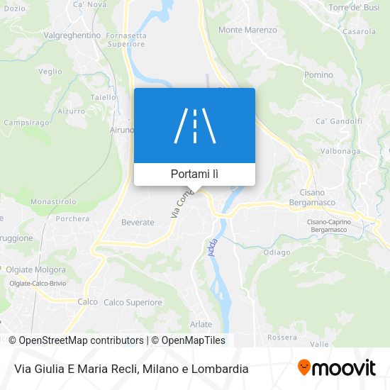 Mappa Via Giulia E Maria Recli