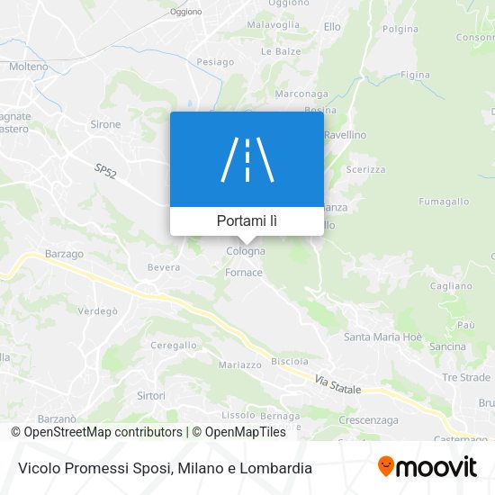Mappa Vicolo Promessi Sposi